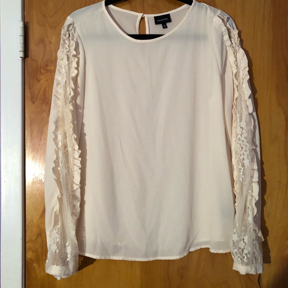 Chiffon long sleeve blouse
